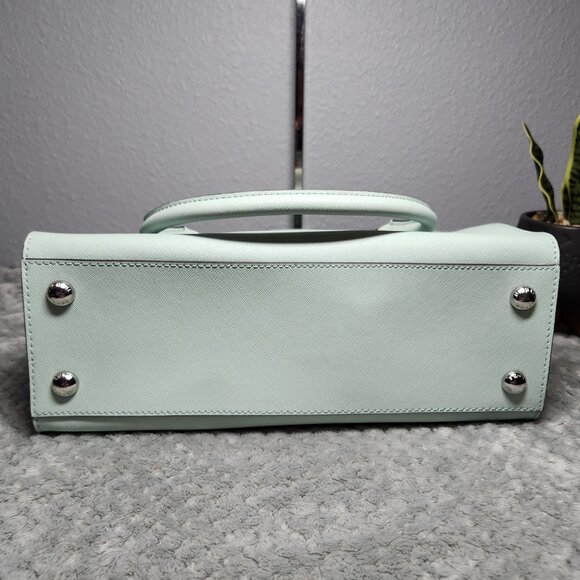 Auth. Michael Kors Hamilton East West Celadon w/ Silver Hardware - PRICE IS FIRM - Picture 3 of 12